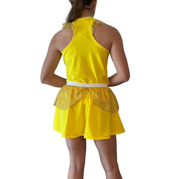 Belle Inspired Running Costume - Princess Skirt and Racerback - Rock City Skirts