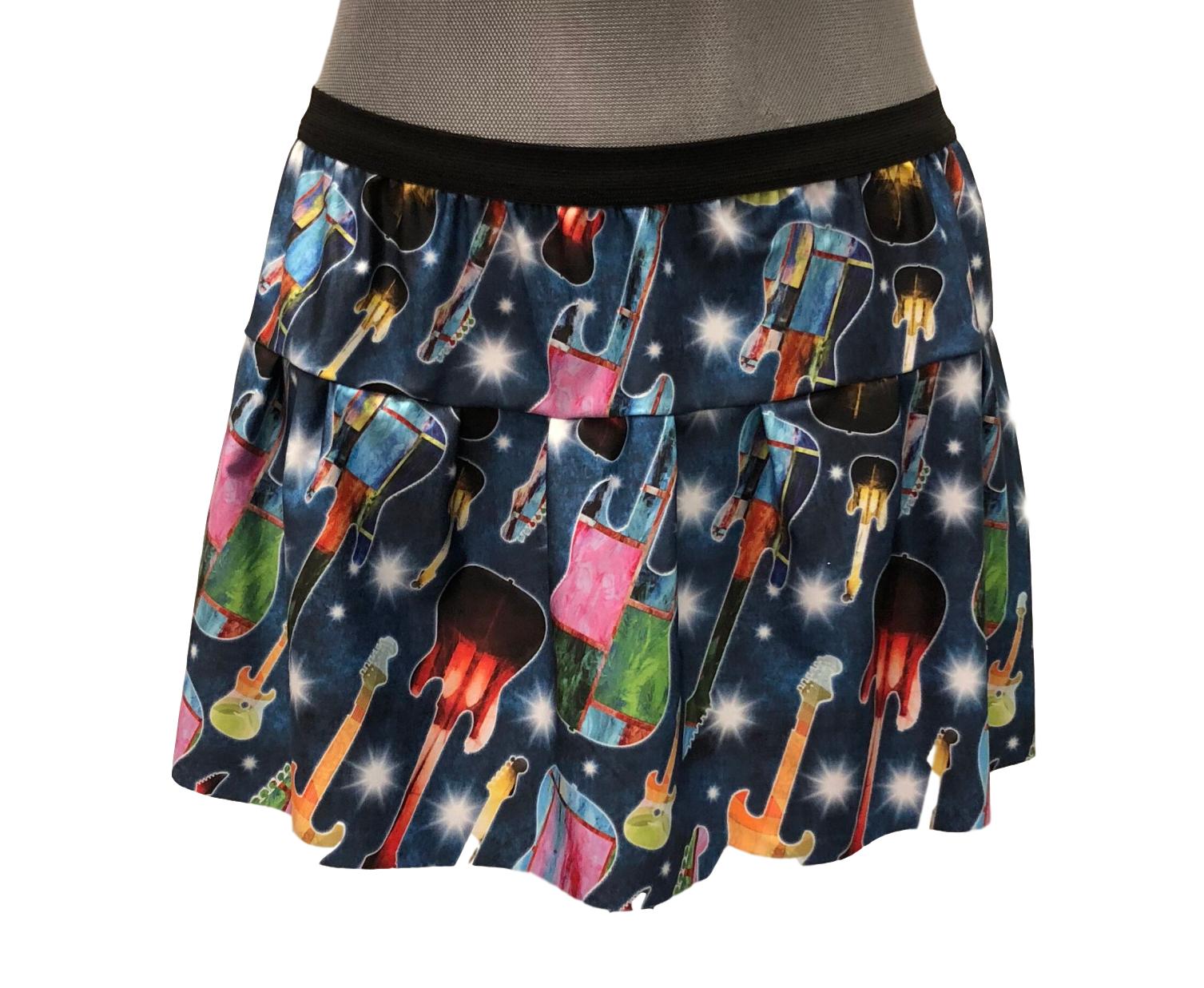 "Rock And Roll" Guitar Skirt - Rock City Skirts