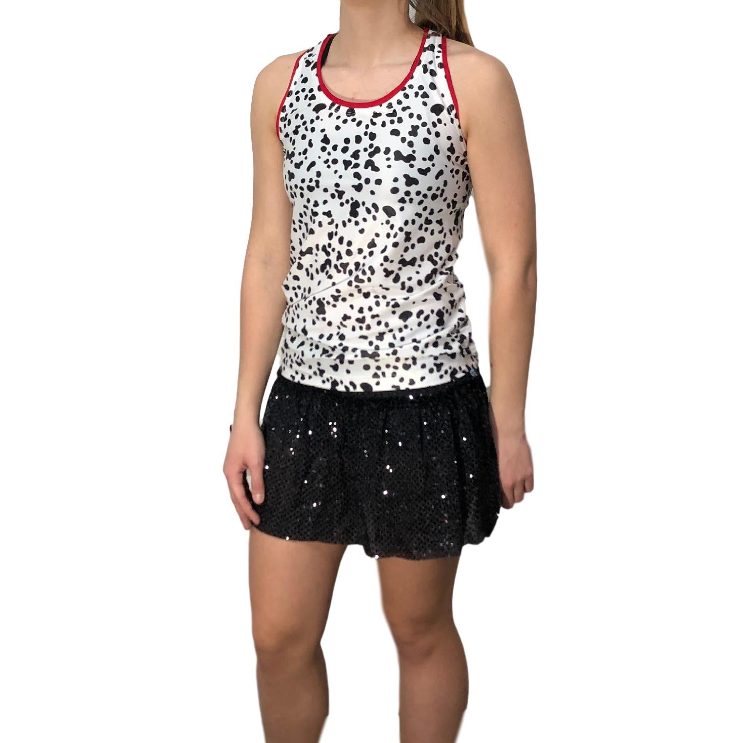 Dalmatians Inspired Costume- Racerback And Skirt - Rock City Skirts