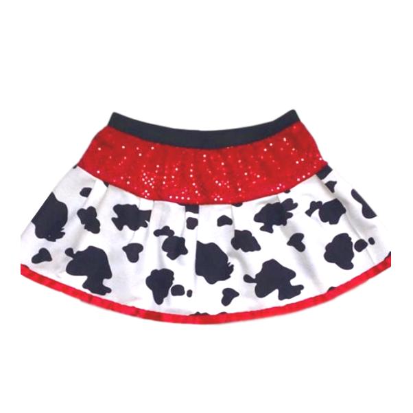 Cowgirl Skirt with Matching Trim (Optional Colors) - Rock City Skirts