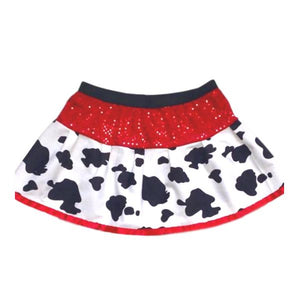 Cowgirl Skirt with Matching Trim (Optional Colors) - Rock City Skirts