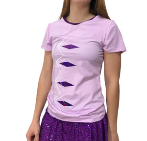 Snow Queen 2 purple  T-shirt athletic costume - Rock City Skirts