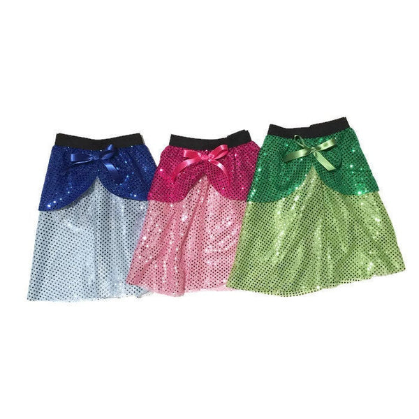 "Fauna" Sleeping Beauty Green/Fairy Godmother Inspired running skirt - Rock City Skirts