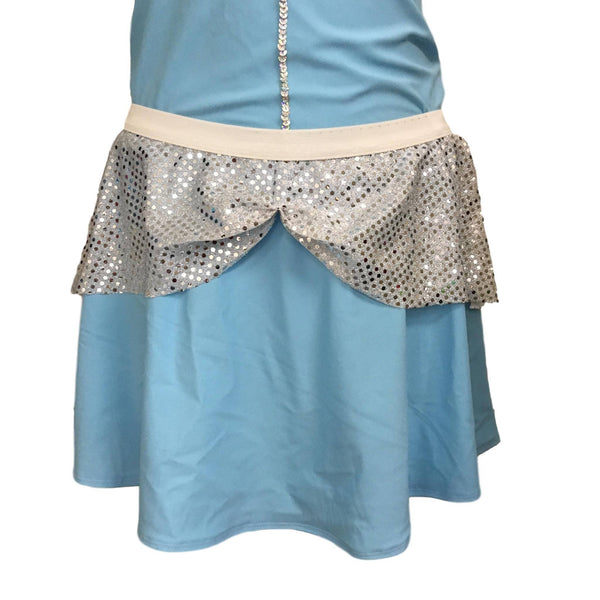 "Cinderella" Inspired Running Costume- racer back and matching skirt -final markdown all sales final - Rock City Skirts