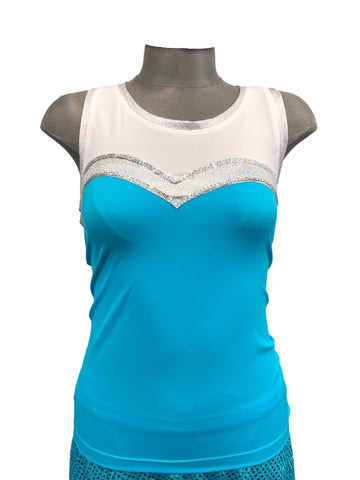 Snow Queen Elsa Frozen Inspired Racerback - Rock City Skirts