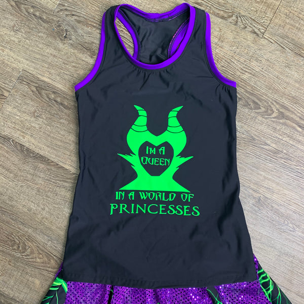 Maleficent Evil Witch Racerback Tank - Rock City Skirts